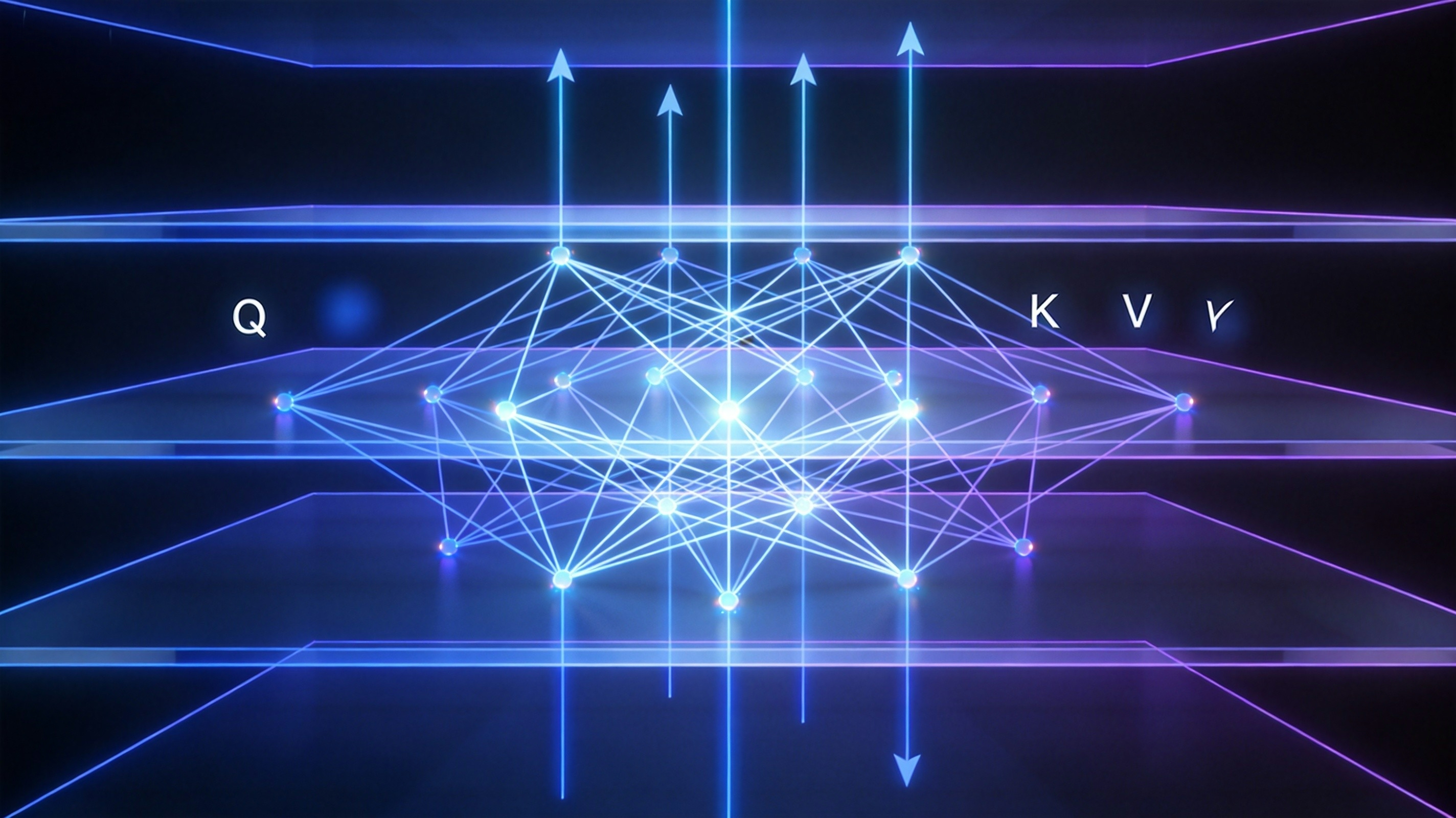 Transformer自注意力机制示意图