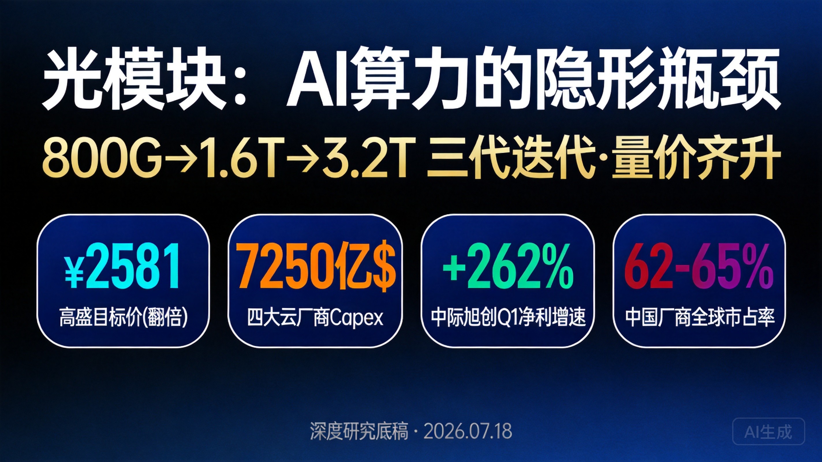 光模块深度研究封面